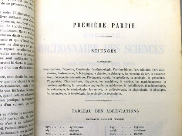 Dictionnaire encyclopédique des Sciences.  1885. – Image 5