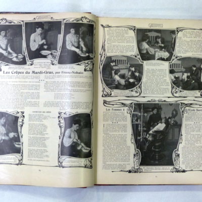 FEMINA 1904. 12 N° du 1° semestre reliés. 560 pages. – Image 7