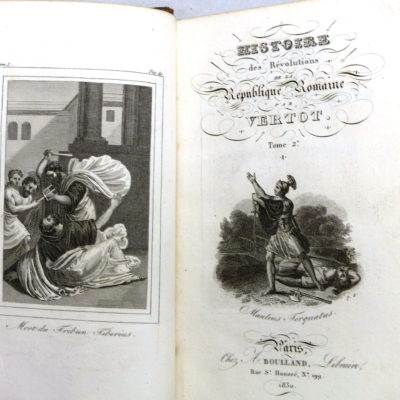 Histoire des Révolutions ROMAINE. 2 Volumes. 1830. VERTOT – Image 6