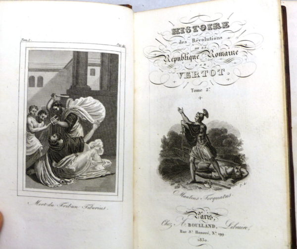 Histoire des Révolutions ROMAINE. 2 Volumes. 1830. VERTOT – Image 6