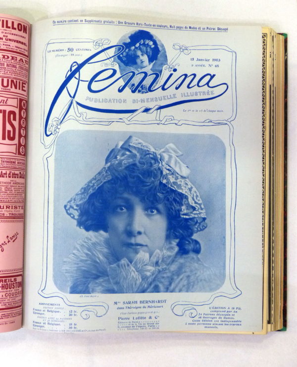 FEMINA 1903. 19 Numéros. Art Nouveau. 680 pages. – Image 2
