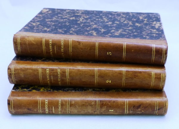 SILIUS ITALICUS. LES PUNIQUES. PANCKOUCKE. 1836. 3 Volumes. BILINGUE
