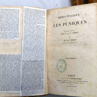 SILIUS ITALICUS. LES PUNIQUES. PANCKOUCKE. 1836. 3 Volumes. BILINGUE – Image 4
