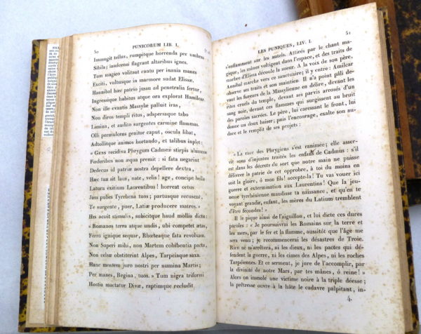 SILIUS ITALICUS. LES PUNIQUES. PANCKOUCKE. 1836. 3 Volumes. BILINGUE – Image 6