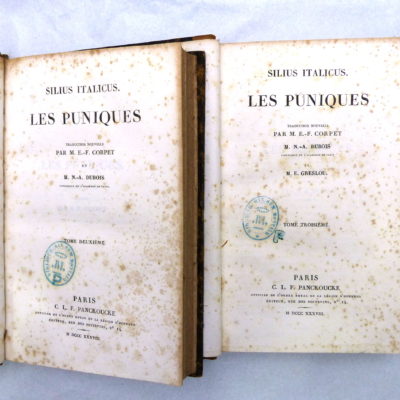 SILIUS ITALICUS. LES PUNIQUES. PANCKOUCKE. 1836. 3 Volumes. BILINGUE – Image 3