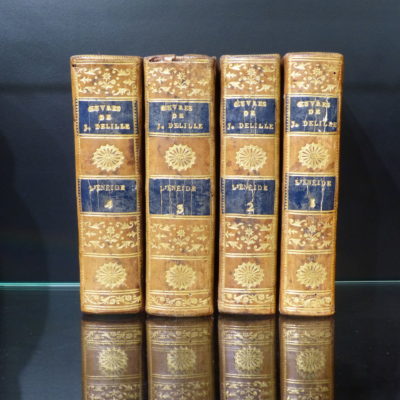 L'ENEIDE. Œuvre & Traduction de Jacques DELILLE. 1804. An XII. 4 Volumes Bilingues – Image 12