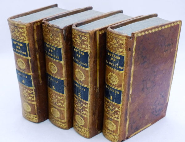 L'ENEIDE. Œuvre & Traduction de Jacques DELILLE. 1804. An XII. 4 Volumes Bilingues – Image 2