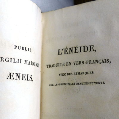 L'ENEIDE. Œuvre & Traduction de Jacques DELILLE. 1804. An XII. 4 Volumes Bilingues – Image 4