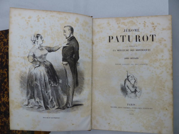 Jérome PATUROT. Louis Reybaud. 1846. 2 Volumes XIX° In-8 – Image 3