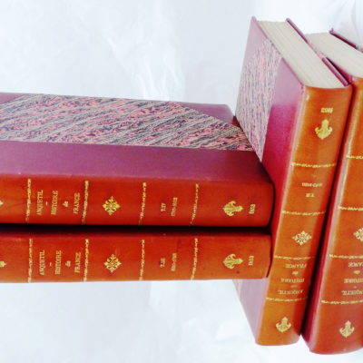 ANQUETIL. Histoire de France. 1853. 4 Volumes 27x19cm, 2050 pages. – Image 3