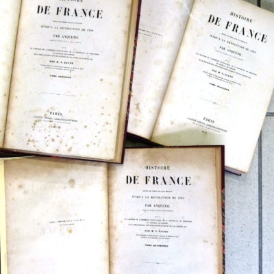 ANQUETIL. Histoire de France. 1853. 4 Volumes 27x19cm, 2050 pages. – Image 5