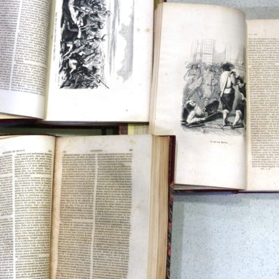 ANQUETIL. Histoire de France. 1853. 4 Volumes 27x19cm, 2050 pages. – Image 7