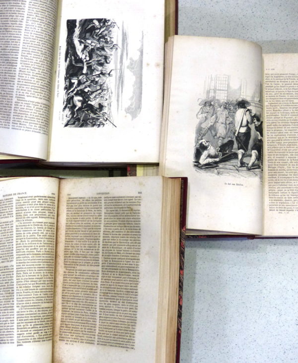 ANQUETIL. Histoire de France. 1853. 4 Volumes 27x19cm, 2050 pages. – Image 7