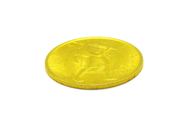 Pièce OR 50 LIRES - 1931-IX.  TTB. ITALIA. Vittorio Emmanuelle III – Image 6