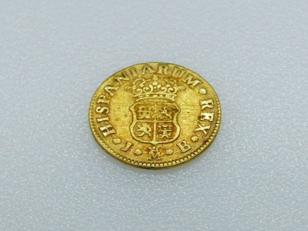 Pièce OR 1/2 ESCUDO - 1747 TTB. Espagne. Ferdinand VI. Very Fine – Image 6
