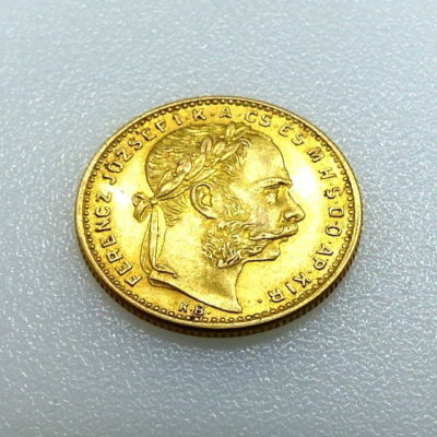 Hongrie. Hungaria. Pièce OR 20 Francs - 8 FORINT. Magyar Kiralysac 1888. TTB – Image 2