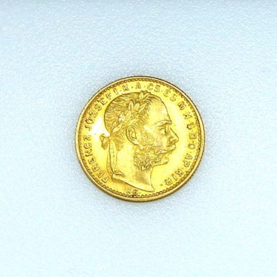 Hongrie. Hungaria. Pièce OR 20 Francs - 8 FORINT. Magyar Kiralysac 1888. TTB – Image 4