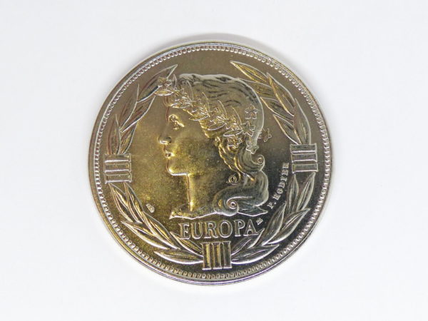 Lot de 5 Médailles Cupronickel. ECU. Europa. 1980. 1987.1992. 1995. 150 grammes – Image 6