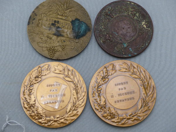 Lot de 4 Médailles Bronze. AGRICULTURE et Comice agricole de CHATELLERAULT – Image 5