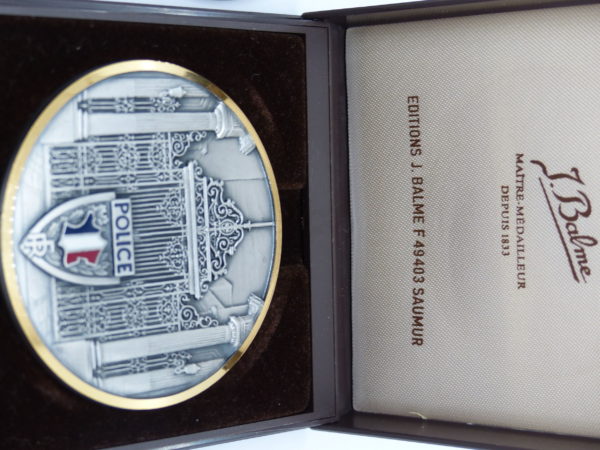 3 Médailles Bronze Argenté. ECOLE NATIONALE SUPERIEURE DE LA POLICE. SGPN – Image 3
