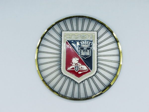 2 Médailles Bronze Argenté. CRS. POLICE. 1944. SERVIR. Drago. – Image 4