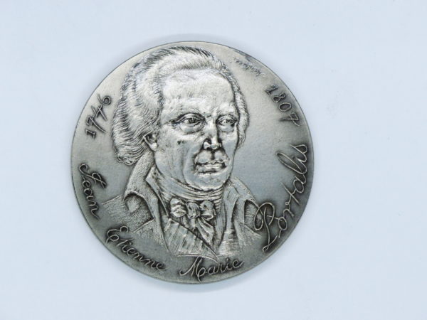 Médaille ARGENT. 131 grammes. Jean Etienne Marie PORTALIS. Graveur: SANTUCCI – Image 3