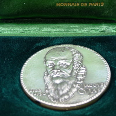 ARGENT 1°titre. 135 grammes. Jacques CUJAS. NOTARIAT FRANCAIS. Caisse des Dépots – Image 2