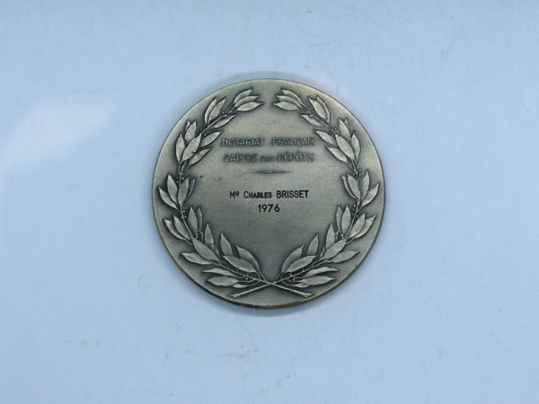 ARGENT. 130 gr. LOISEL & POTHIER par Mérelle. NOTARIAT FRANCAIS. Maitre BRISSET – Image 6