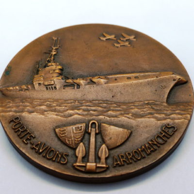 Médaille BRONZE. Porte Avion. Arromanches. Juin 1944. Georges Guiraud – Image 6