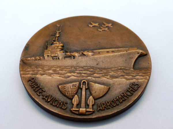 Médaille BRONZE. Porte Avion. Arromanches. Juin 1944. Georges Guiraud – Image 6