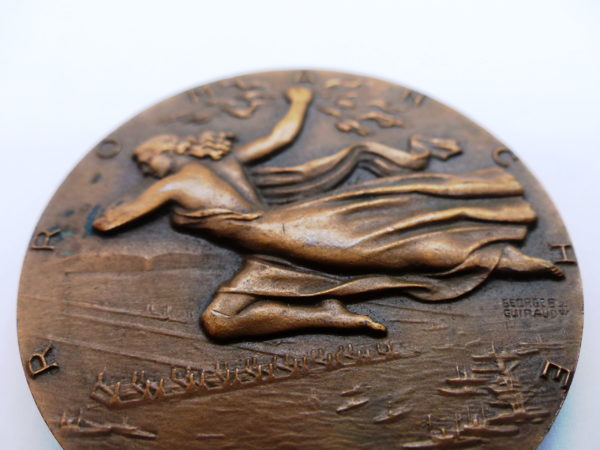 Médaille BRONZE. Porte Avion. Arromanches. Juin 1944. Georges Guiraud – Image 3