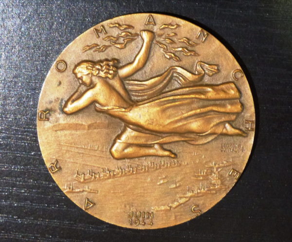 Médaille BRONZE. Porte Avion. Arromanches. Juin 1944. Georges Guiraud – Image 2