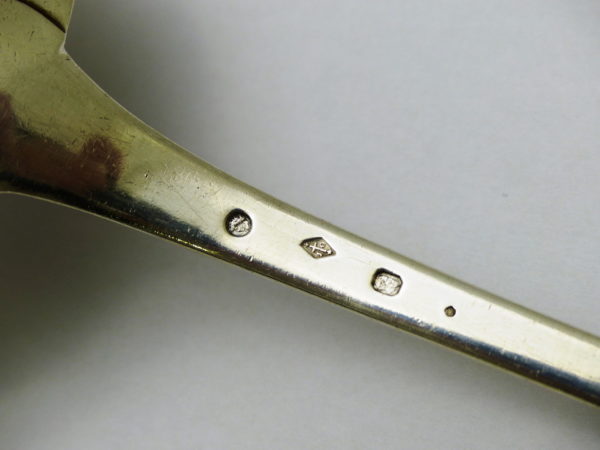 LOUCHE. Argent Massif. XIX° Poinçons VIEILLARD. Uniplat 210g. Paris 1819