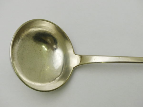 LOUCHE. Argent Massif. XIX° Poinçons VIEILLARD. Uniplat 210g. Paris 1819 – Image 5