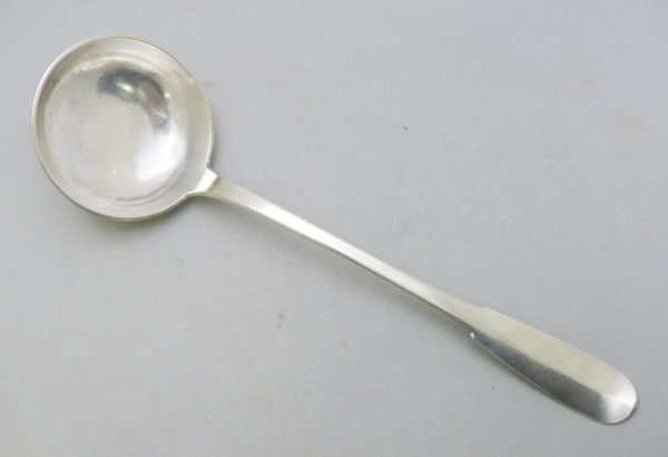 LOUCHE. Argent Massif. XIX° Poinçons VIEILLARD. Uniplat 210g. Paris 1819 – Image 4