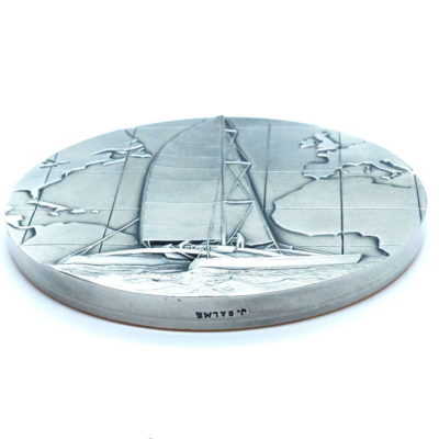 Médaille BRONZE. LA TRINITE SUR MER. J.Balme. Deh hag atao. Catamaran – Image 3