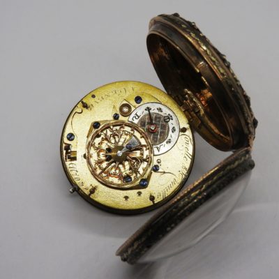 Montre Oignon à Coq. 18°. OR 18K. COVELLE & ROMILLY à GENEVE – Image 8