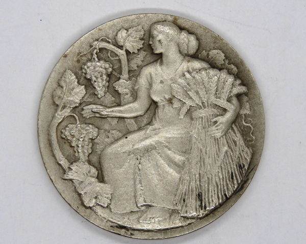 Médaille Argent 37 gr. Agriculture. Science et Labeur. Graveur HM Petit. – Image 6