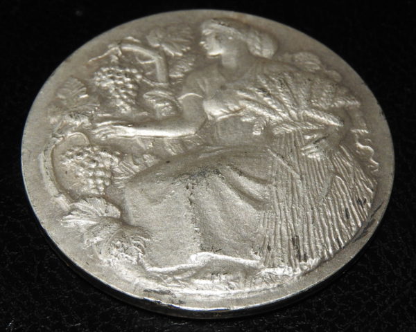 Médaille Argent 37 gr. Agriculture. Science et Labeur. Graveur HM Petit. – Image 3