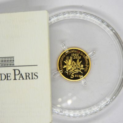 5 €uro OR . SEMEUSE de ROTY pour les 50 Ans du nouveau Francs 1960 - 2010 – Image 7