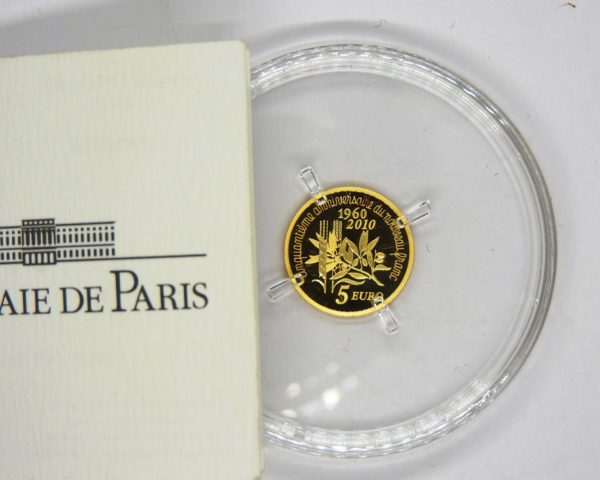 5 €uro OR . SEMEUSE de ROTY pour les 50 Ans du nouveau Francs 1960 - 2010 – Image 7