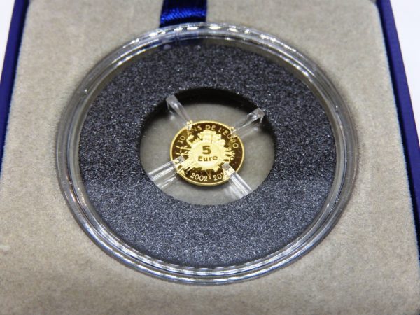 Pièce OR 5 €uro. La SEMEUSE de ROTY pour les 10 Ans de l'Euro 2002 - 2012 – Image 6