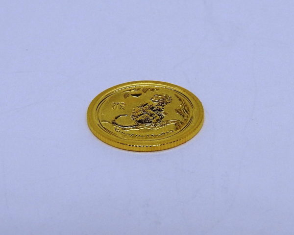 Pièce OR 999. 5 $ AUSTRALIE 2016. Elisabeth II. Year of the monkey. Gold 9999 – Image 7