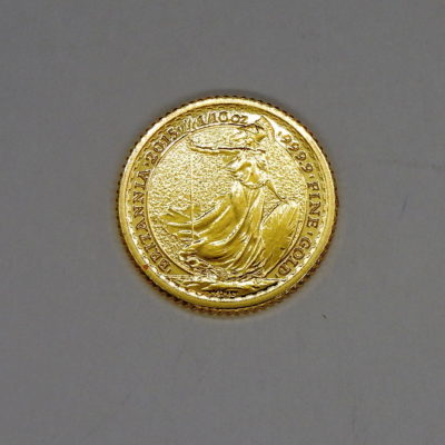 10 Pounds Fine Gold Coin GB. Britannia 2015. 1/10 Oz. OR 999,9°/°° 24 Carats. 10£ – Image 3