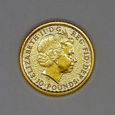 10 Pounds Fine Gold Coin GB. Britannia 2015. 1/10 Oz. OR 999,9°/°° 24 Carats. 10£ – Image 2