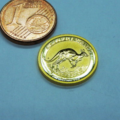 15 Dollars Australie OR 999°/°°. 24 Carats Gold coin 1/10° Oz. Elisabeth 2. Kangourou – Image 5