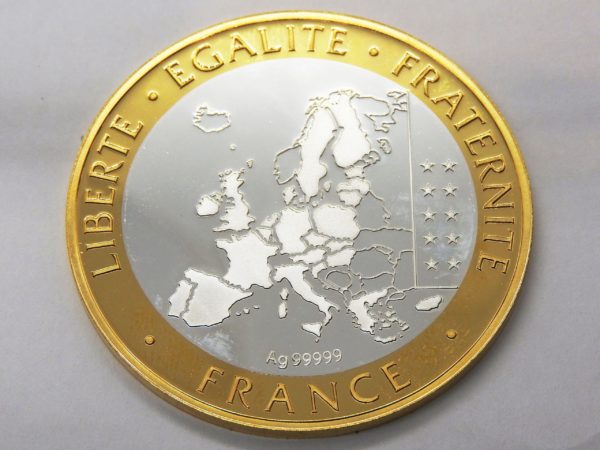 Médaille ARGENT 999°/°° 17 gr. 30° anniversaire du DRAPEAU EUROPEEN 1986-2016 – Image 8
