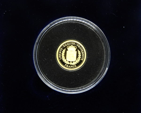 2 médailles OR 585. 60° anniversaire de la V° République. 1958-2018 – Image 6