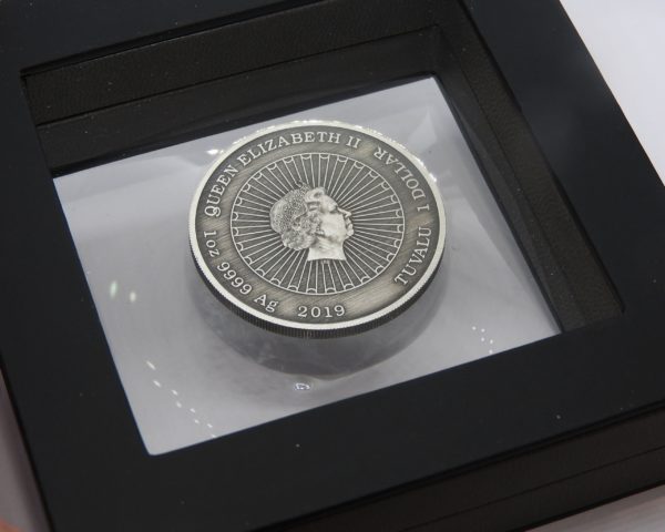 1 Dollar Tuvalu 2019. Argent 999. 1Oz. Bouddha Rieur. The Perth Mint Australia – Image 3
