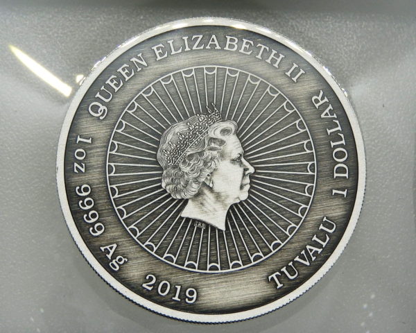 1 Dollar Tuvalu 2019. Argent 999. 1Oz. Bouddha Rieur. The Perth Mint Australia – Image 7